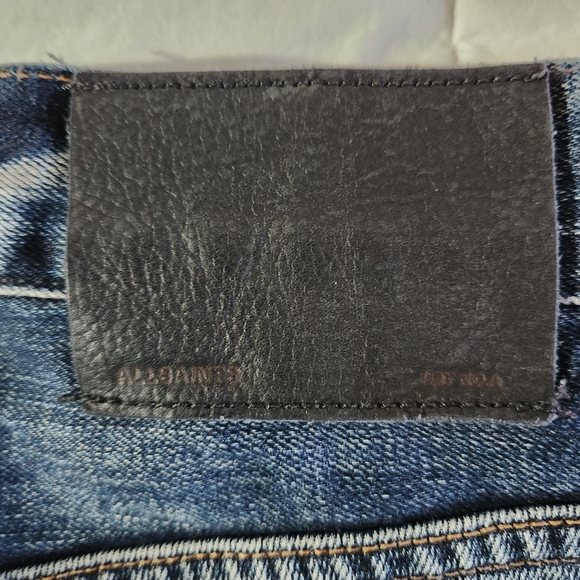 All Saints Denim Jeans Iggy Slim Fit - Picture 6 of 9
